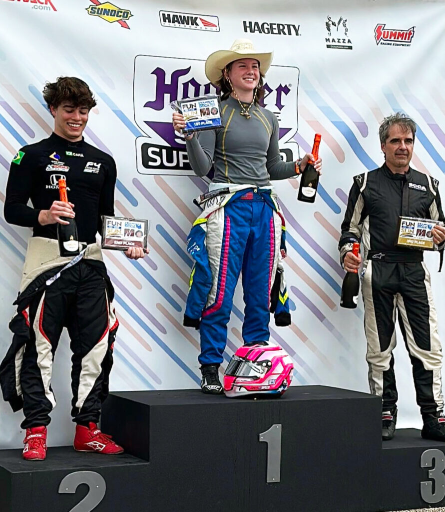 Ashlyn Fomula Mazda 1st Place win